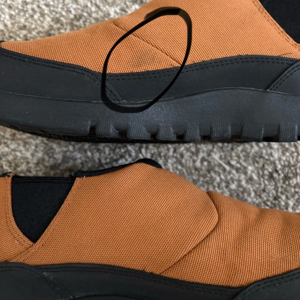 Keens‎ Hoodcamp FR Fire Retardant Maple Black Slip On Shoes Mens size 10